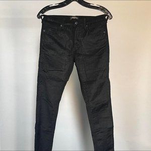 Courtshop Hi Waist Skinny Black Corduroy Jeans